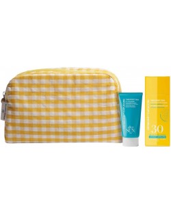 Germaine de Capuccini Set Feel Sun - Fluid SPF30 i losion za lice, 2 х 50 ml + Žuta pernica